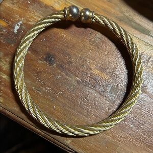 Vintage Mid Century Flexible Bangle Bracelet